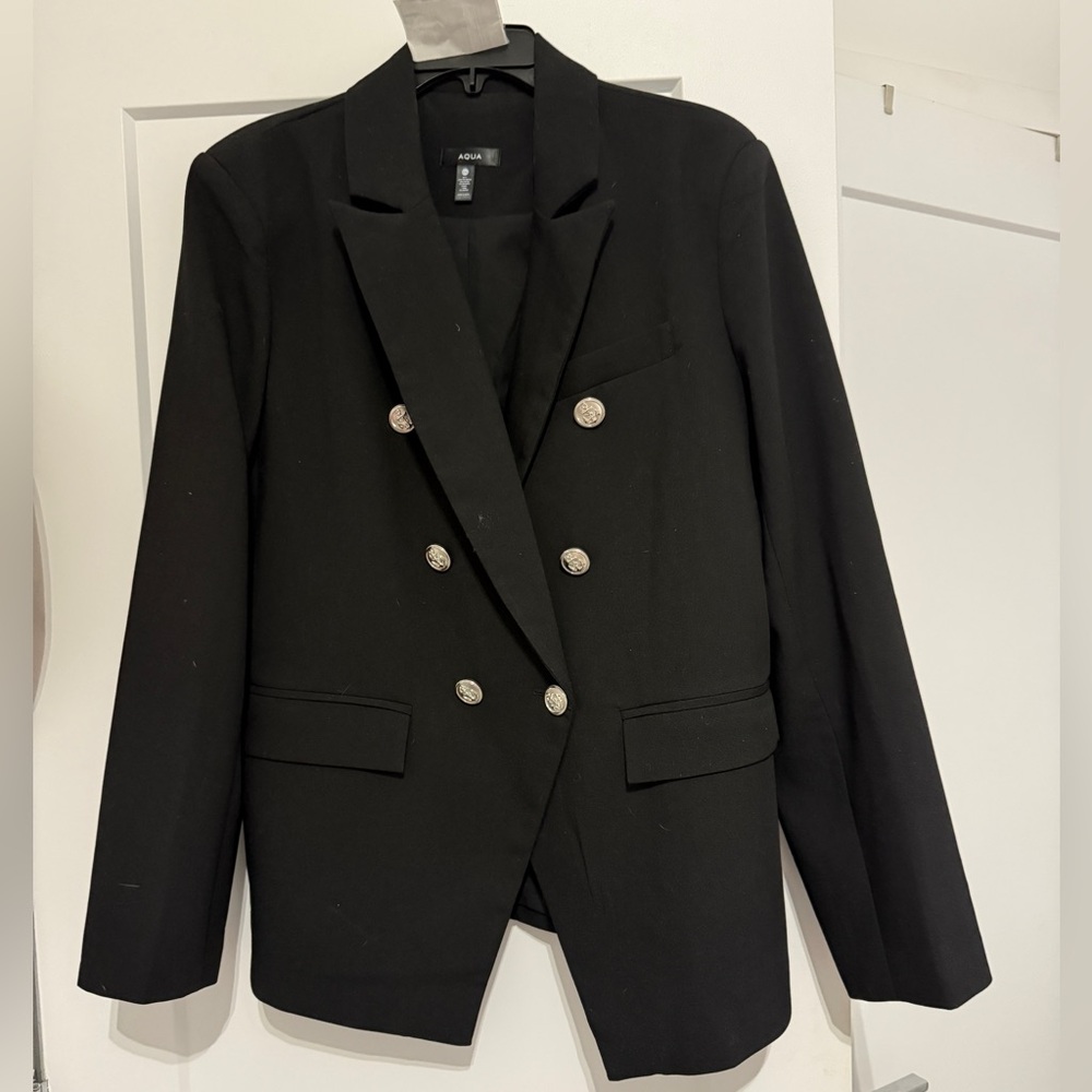 AQUA DOUBLE BREASTED JACKET—XXL—NEW